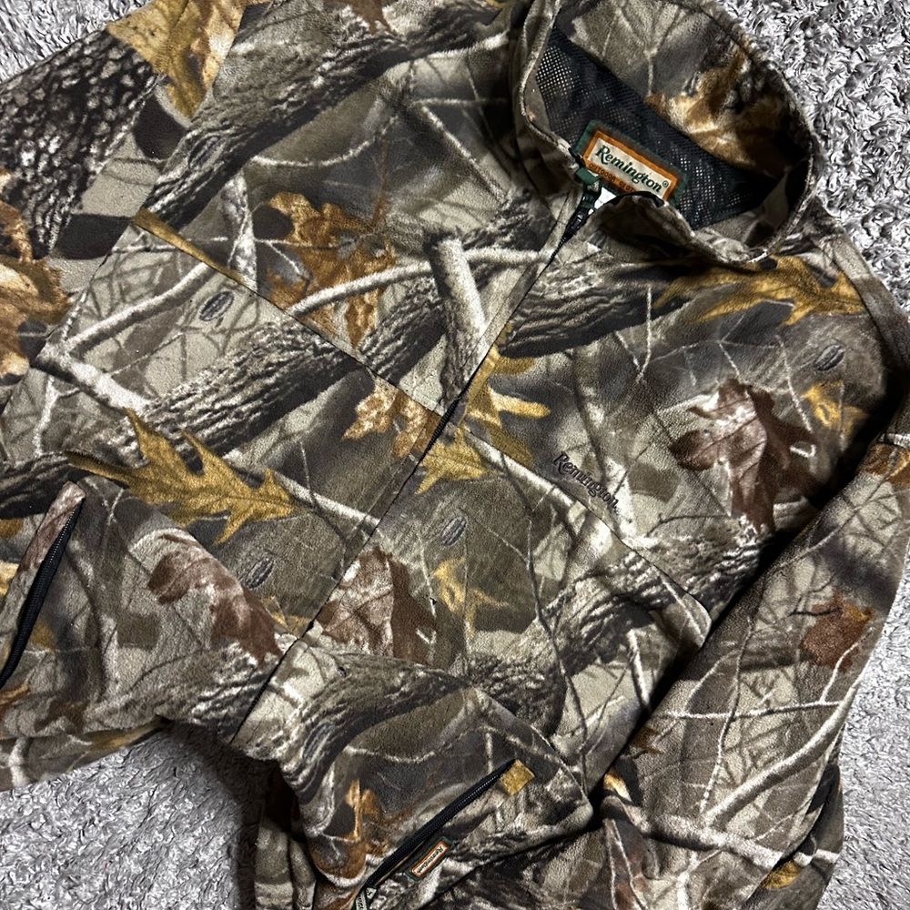 Camo Zip Fleece Jacket